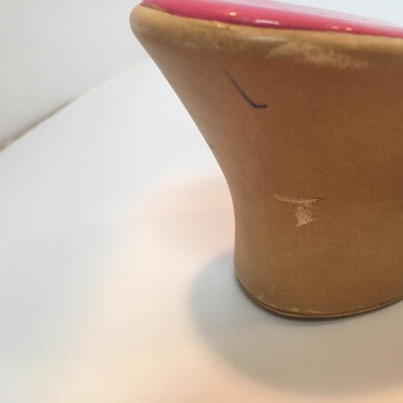 Charles David pink patent leather wedges - Picture 5 of 7